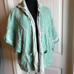 Roxy Oversized Cardigan Teal